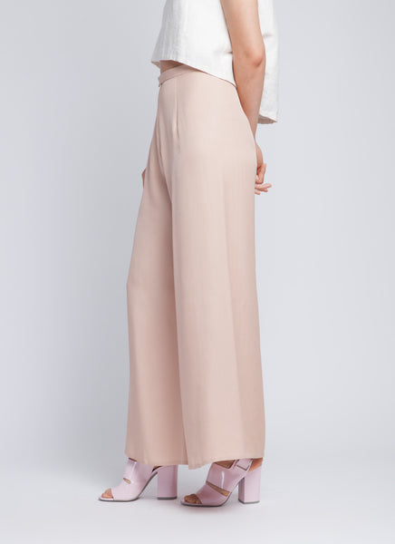 【INCHANT ME】Warm Peach Banding Wide Pants Women's Petra Wide Leg Pants | Peach Fuzz UPF 50+