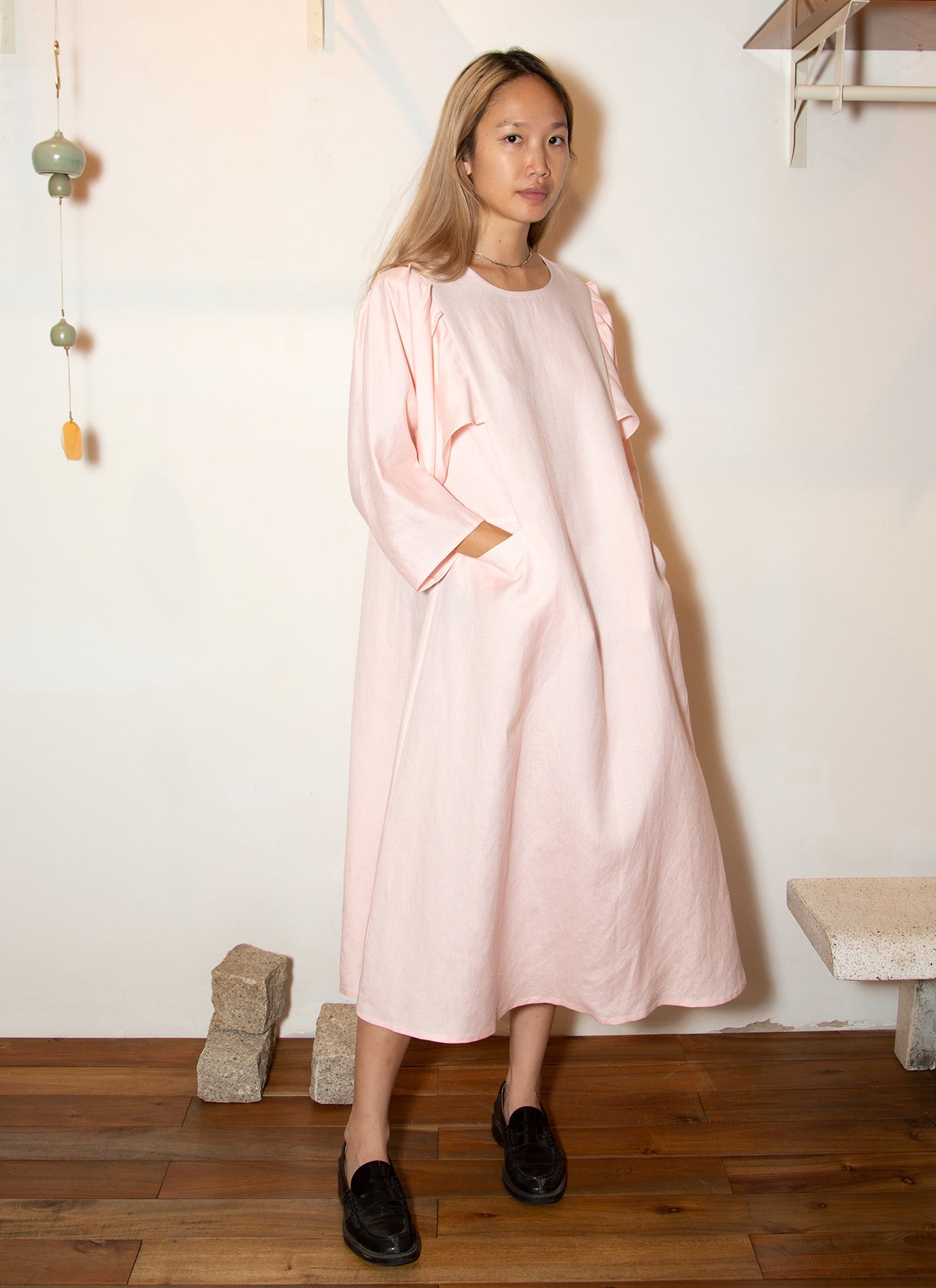 Pale pink cheapest dress with pockets