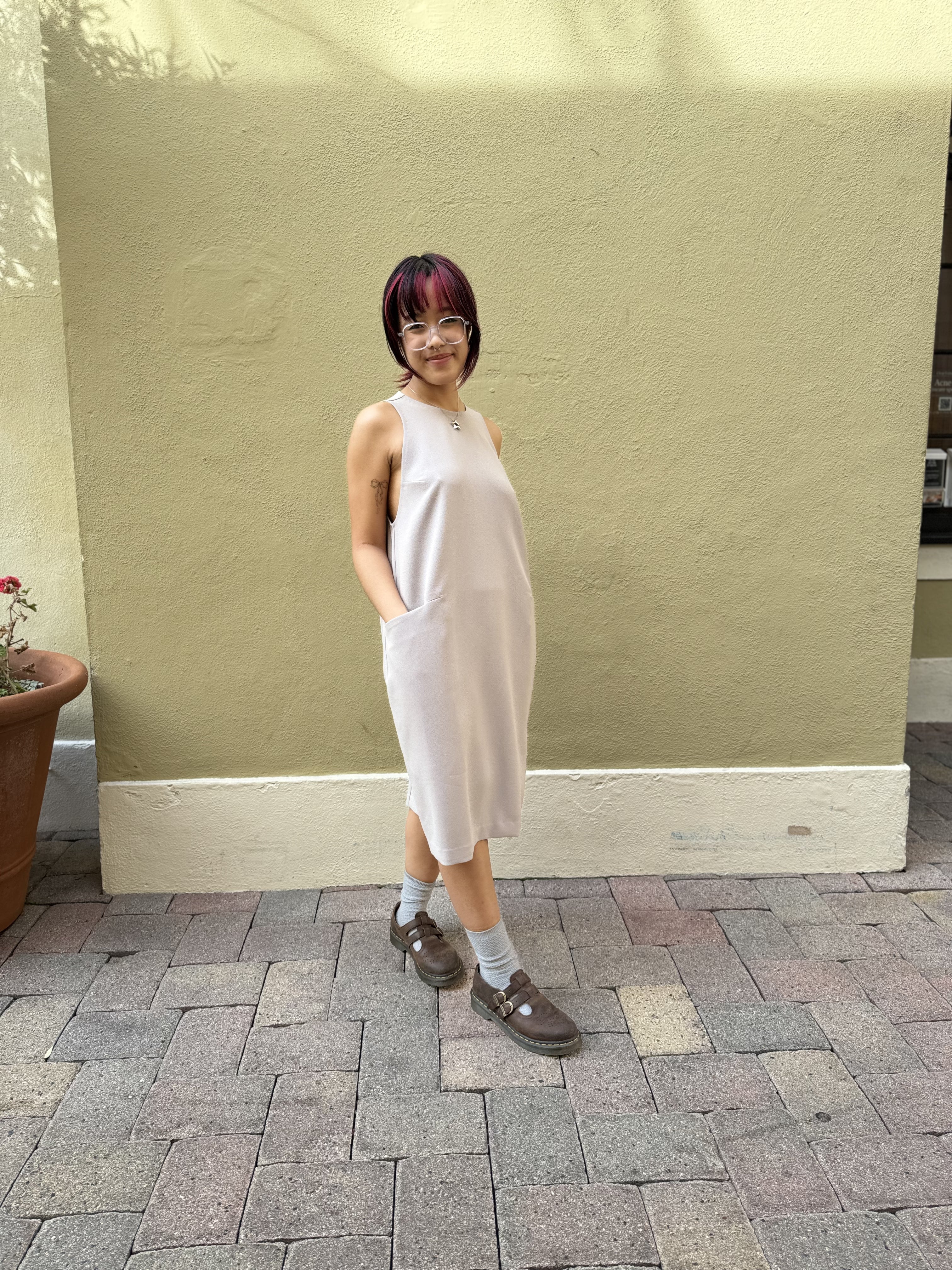 white christmas dresses Mod Ref Linen Pocket Dress Small main image 0