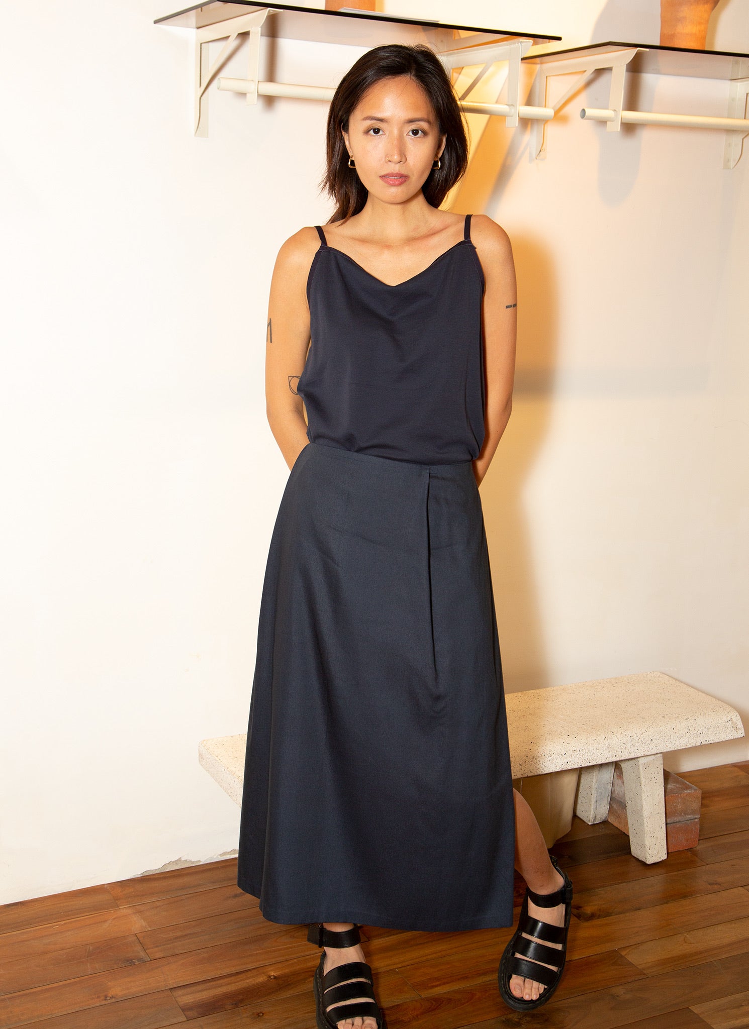 marine serre jersey dress Marine Serre Jersey Body Shelter Draped Dress