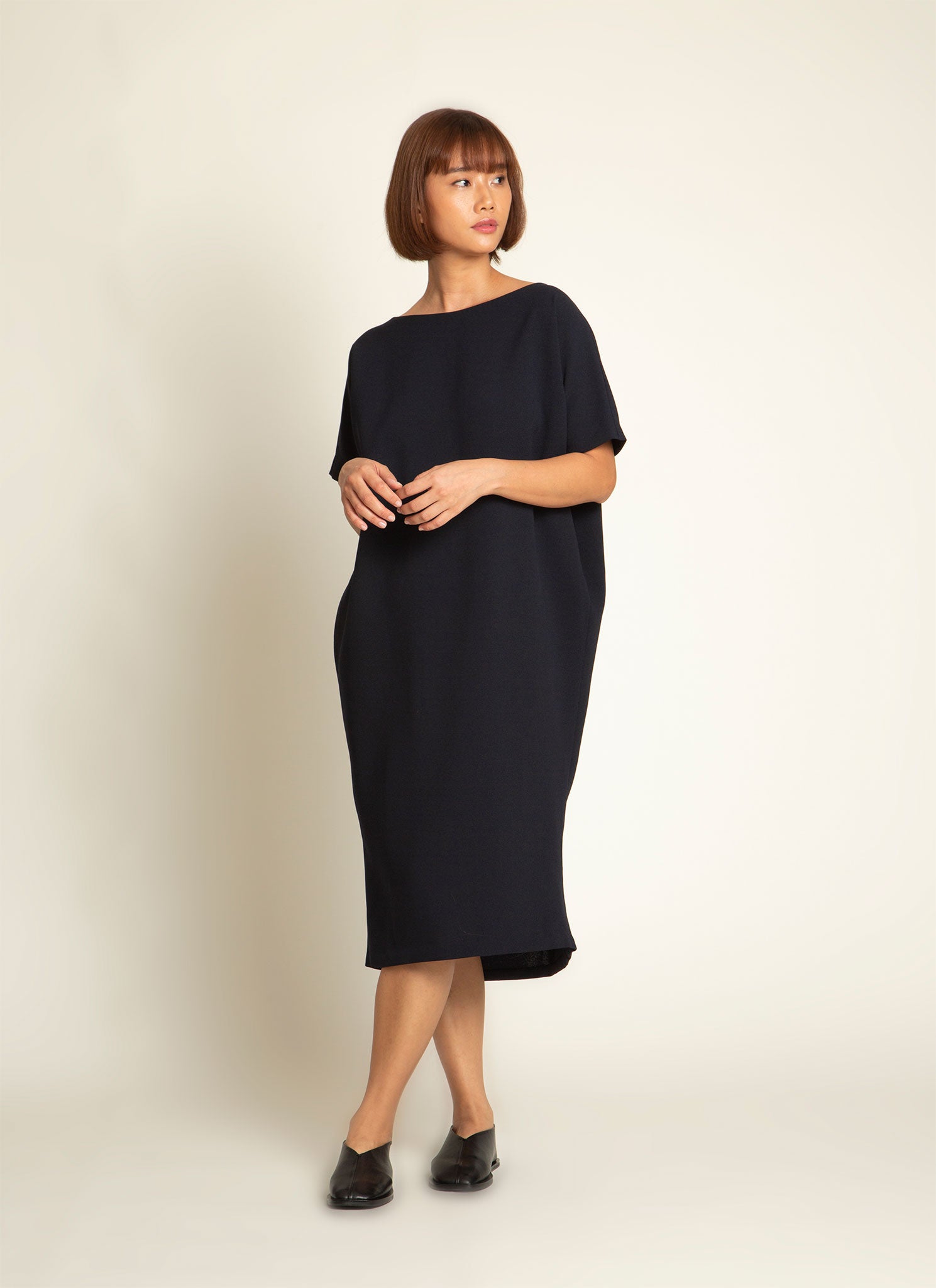 knee length dresses for ladies KAAREM