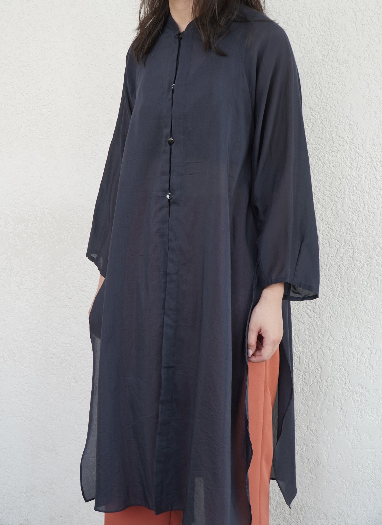 cotton button up dress KAAREM