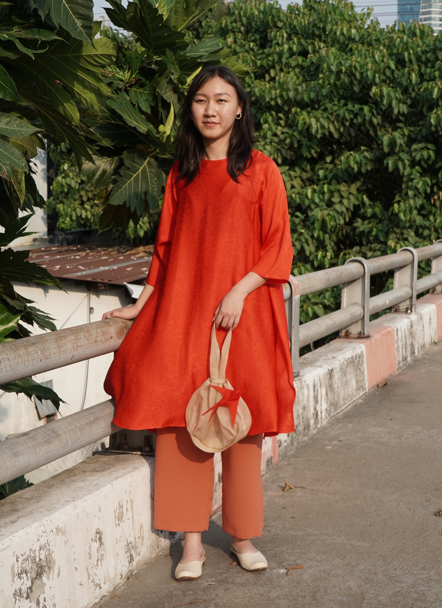 red tunic dress Justine Red Tunic Dress