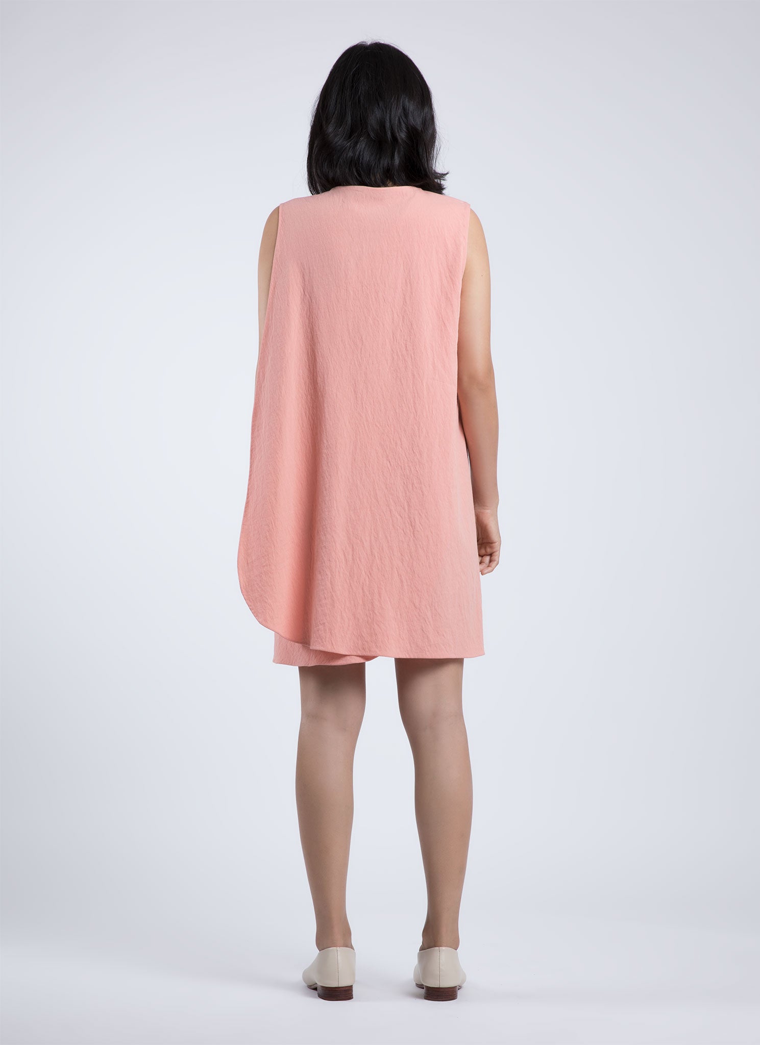 KAAREM - Piece of Air Sleeveless Overlap Dress