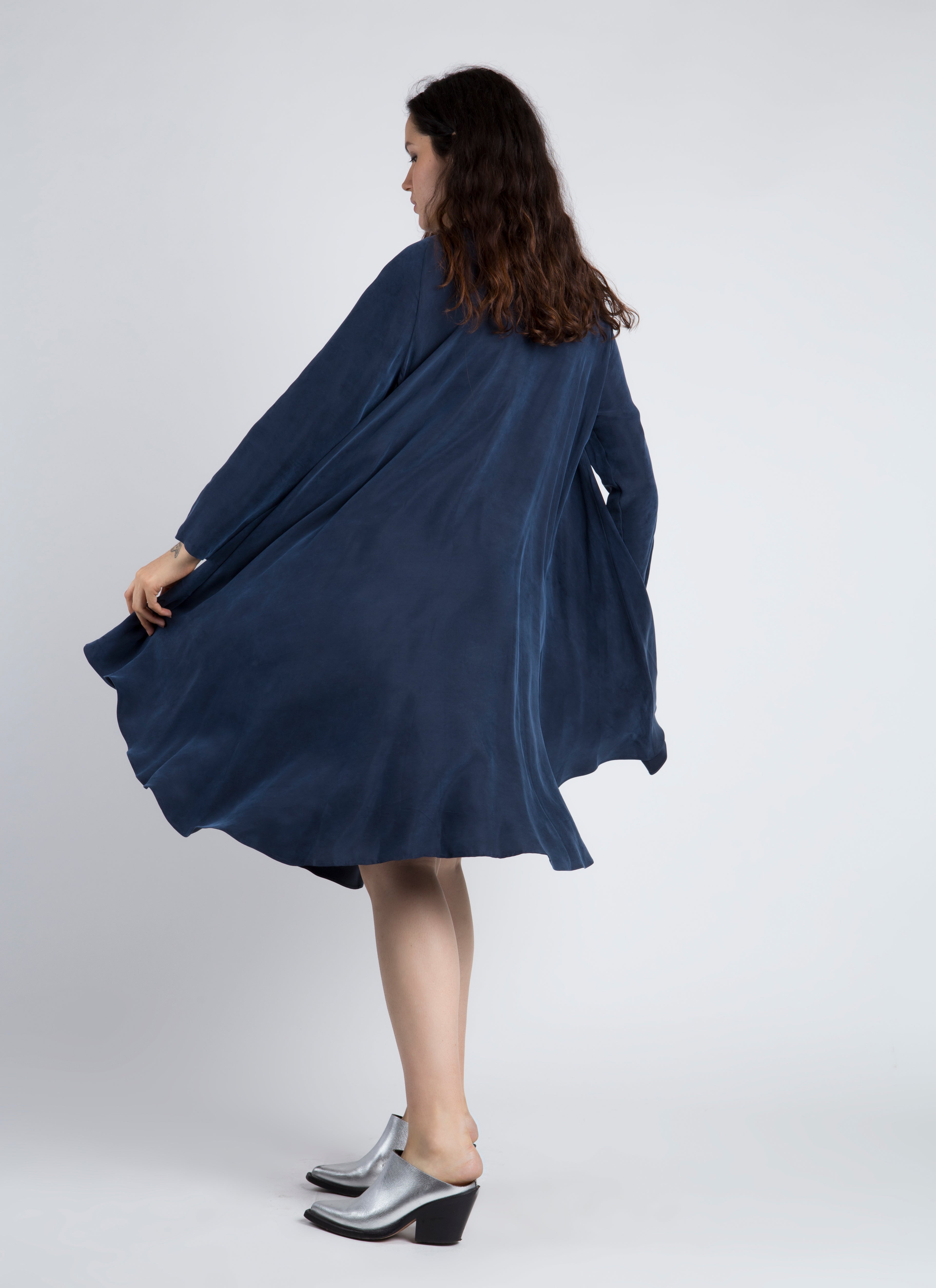 long sleeve tent dress Mac Duggal 9257 Angel Sleeves Tent Dress