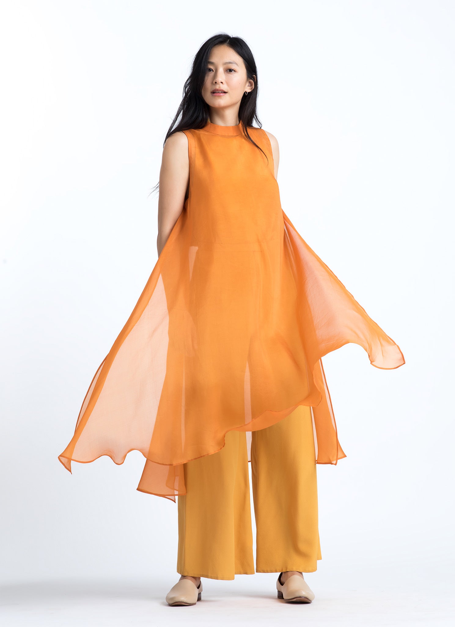 organza orange dress Catherine Dress Orange Blossom Organza XXL / Orange