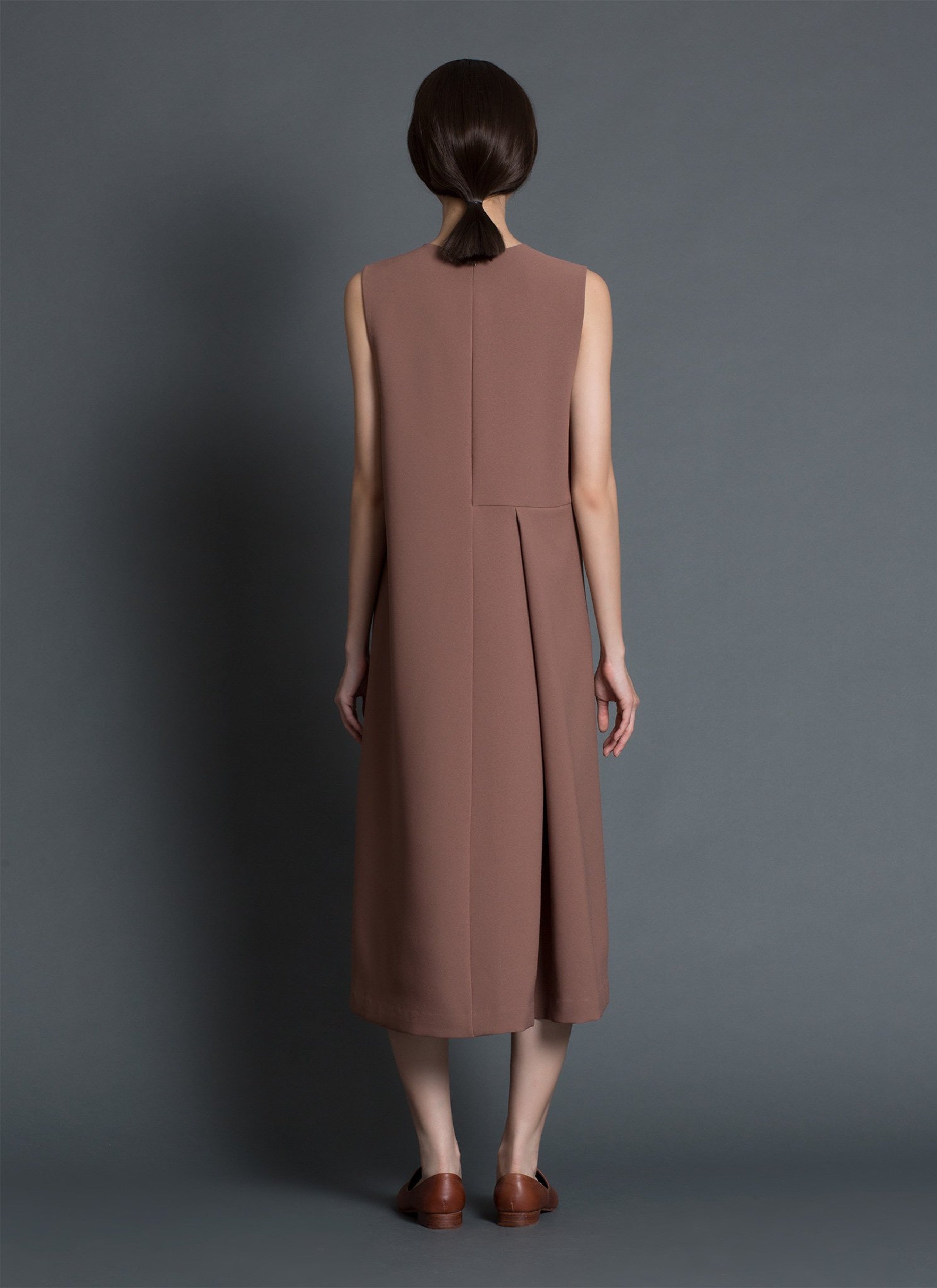 Tuck Pleat Blind Dress - ワンピース