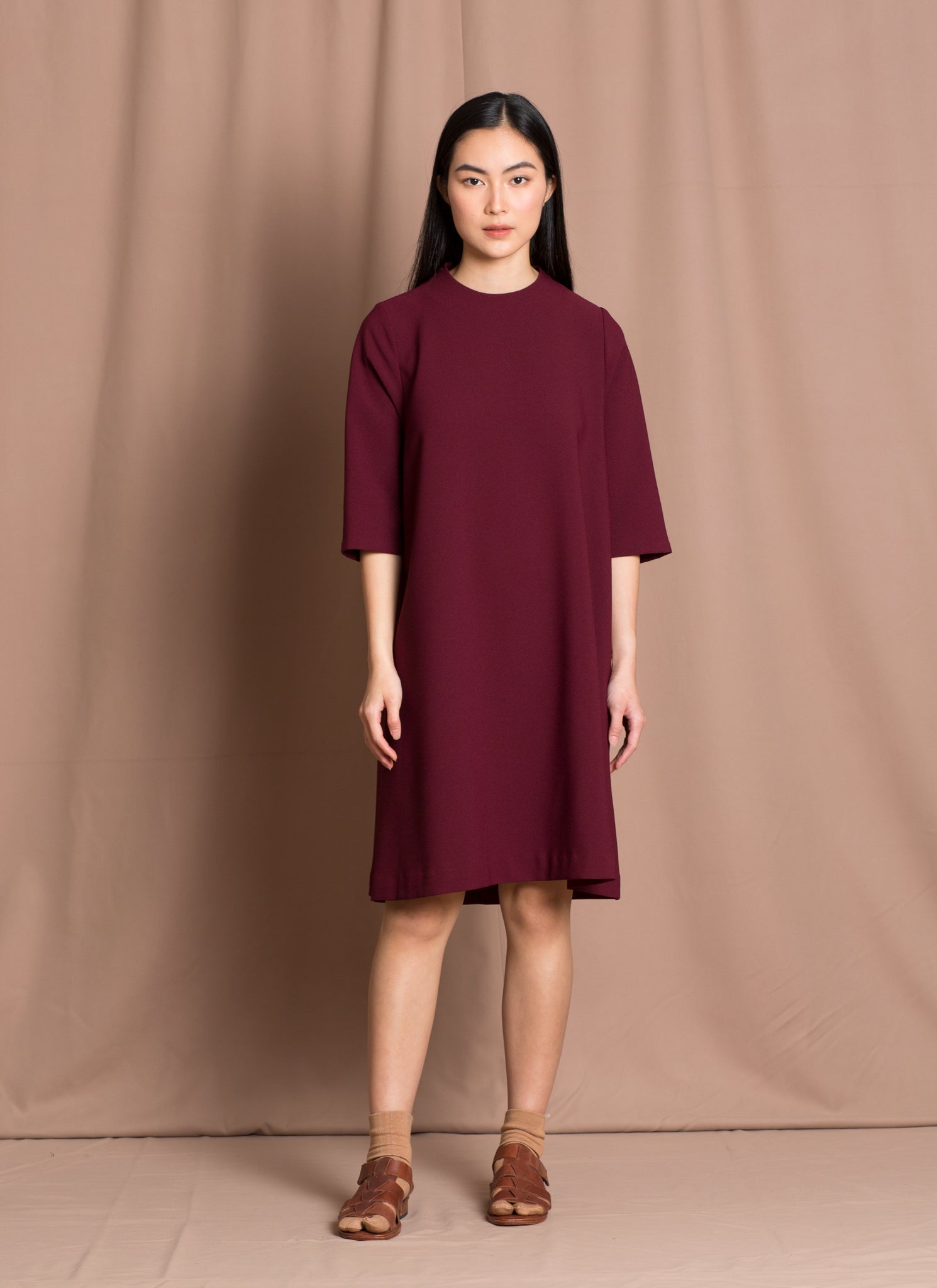 Marya 3/4 Sleeve A-Line Dress