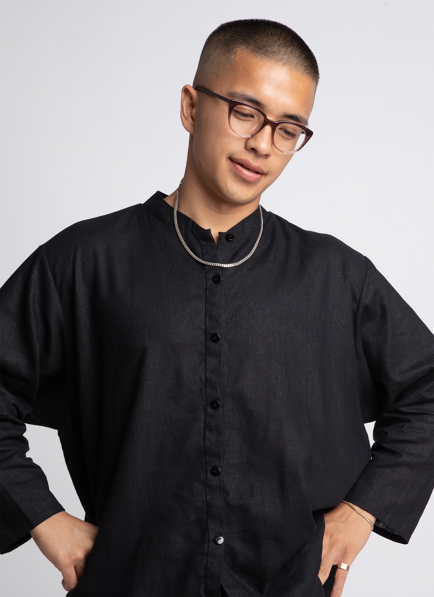 KAAREM - Wholegrain Button-Up Shirt (Unisex) KAAREM - Wholegrain Button-Up Shirt (Unisex)