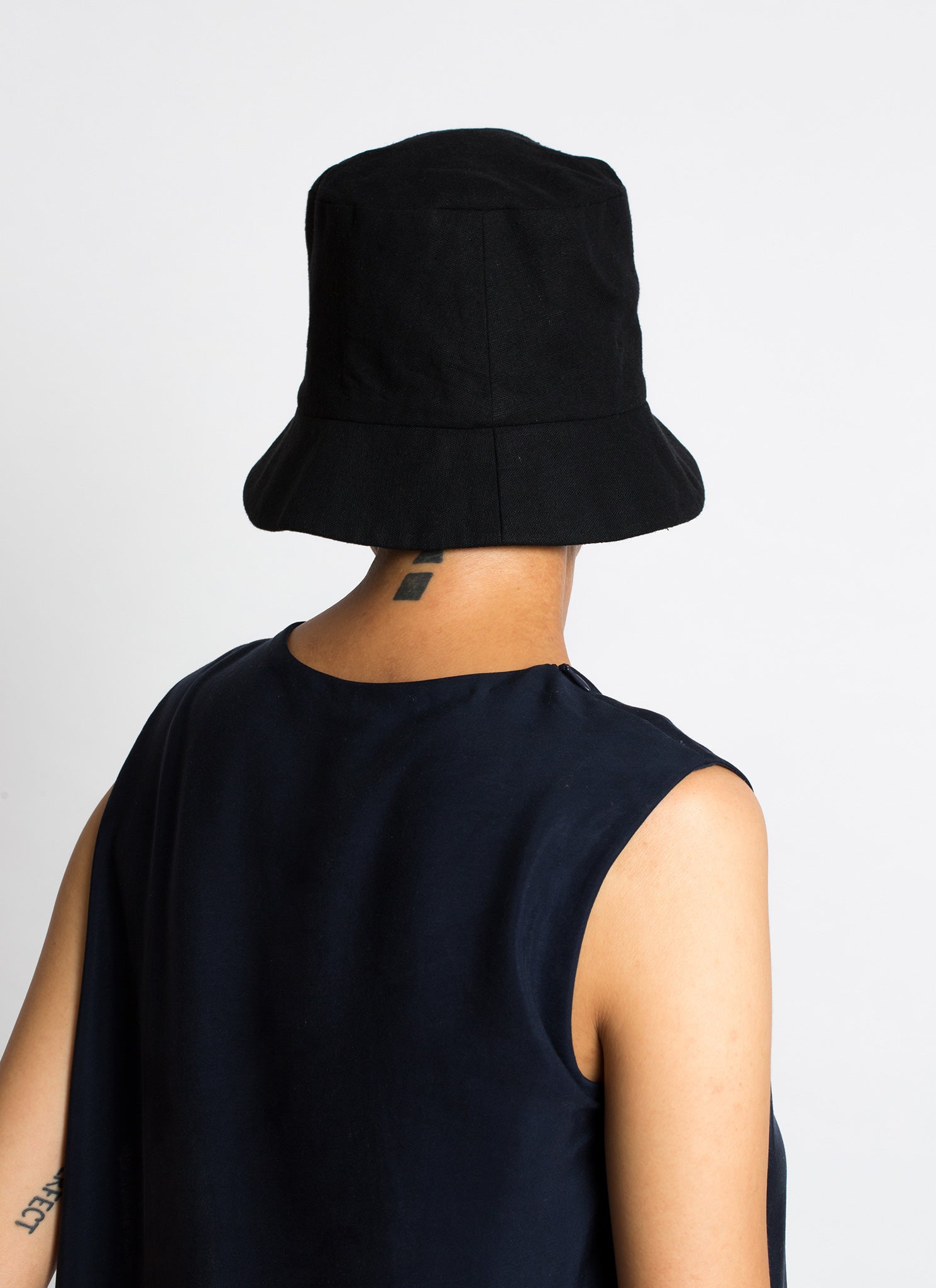 KAAREM - ADULT Unisex Mushroom Bucket Hat - Black KAAREM - ADULT Unisex Mushroom Bucket Hat - Black