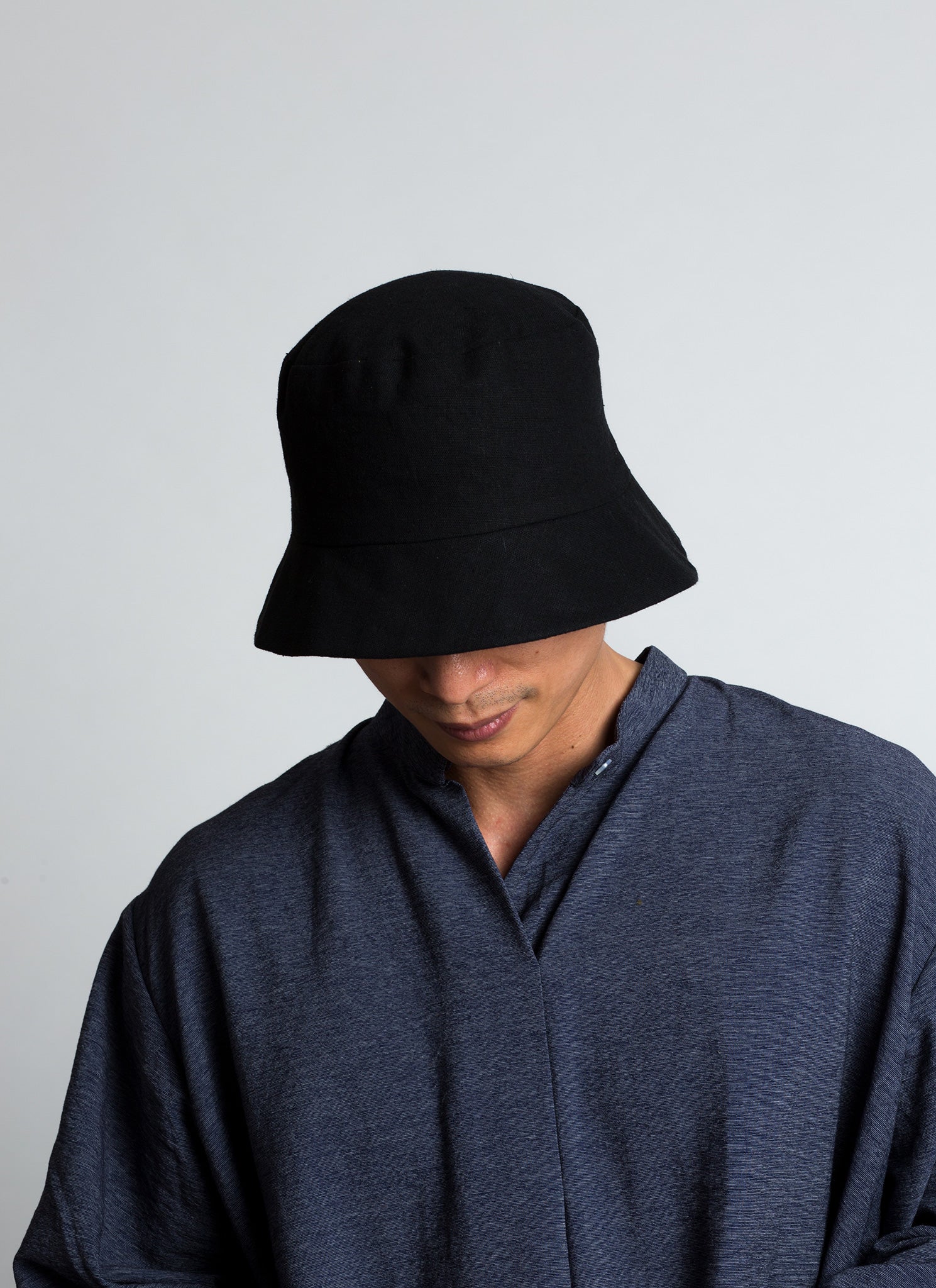 KAAREM - ADULT Unisex Mushroom Bucket Hat - Natural Cotton/Silk