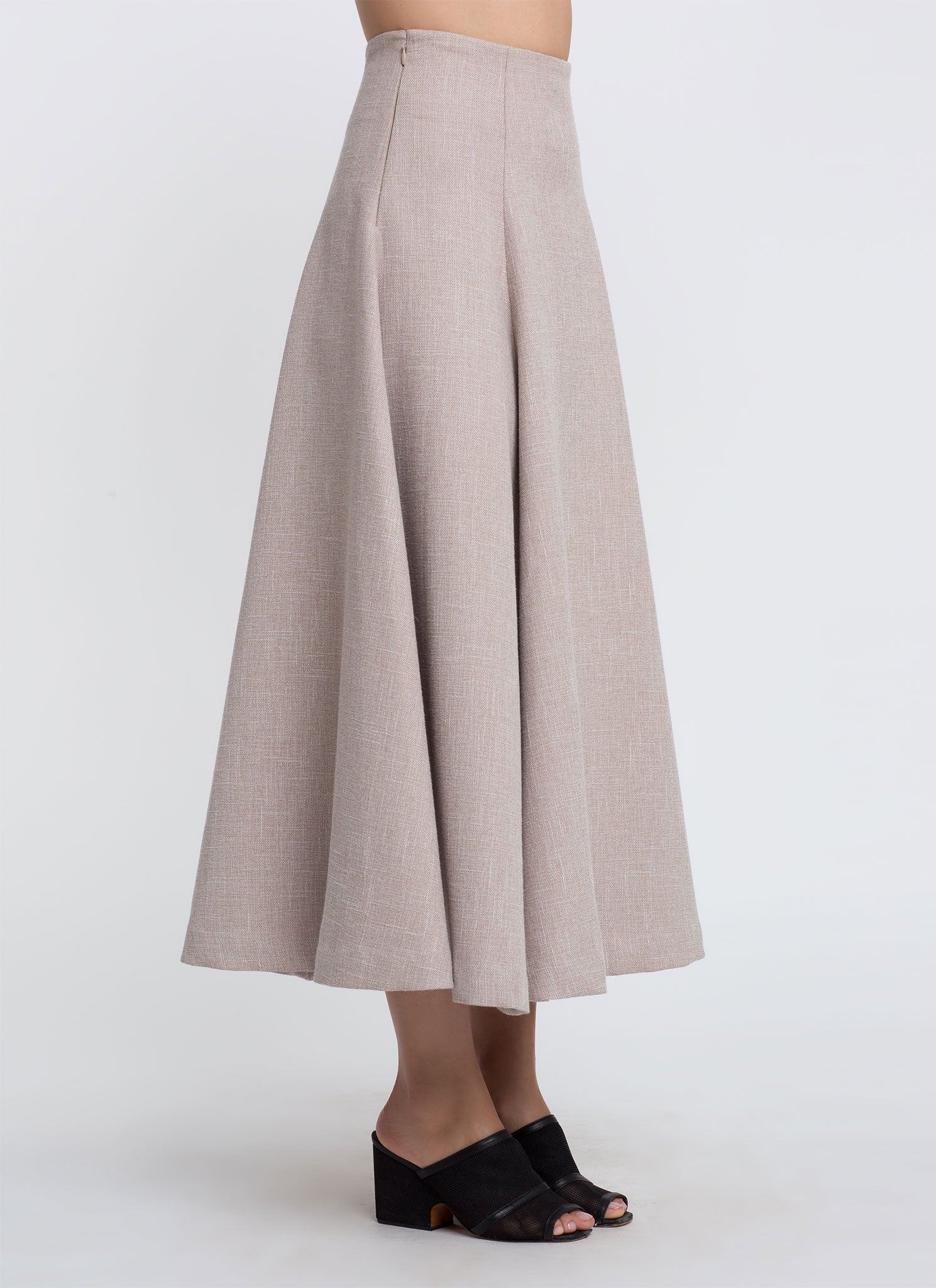 Beige grey clearance skirt