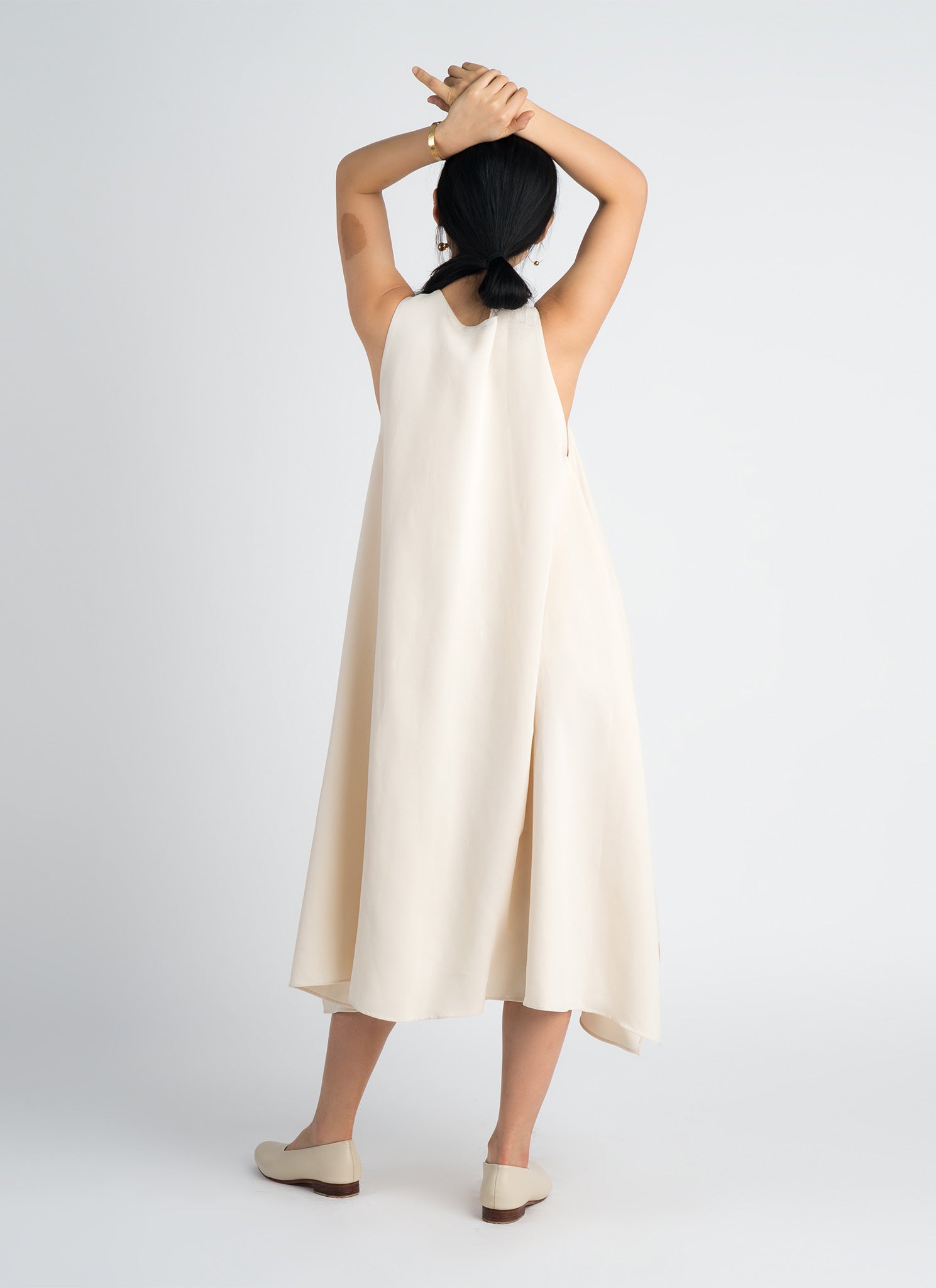tent dress zara Tide Sleeveless V-Neck Tent Dress