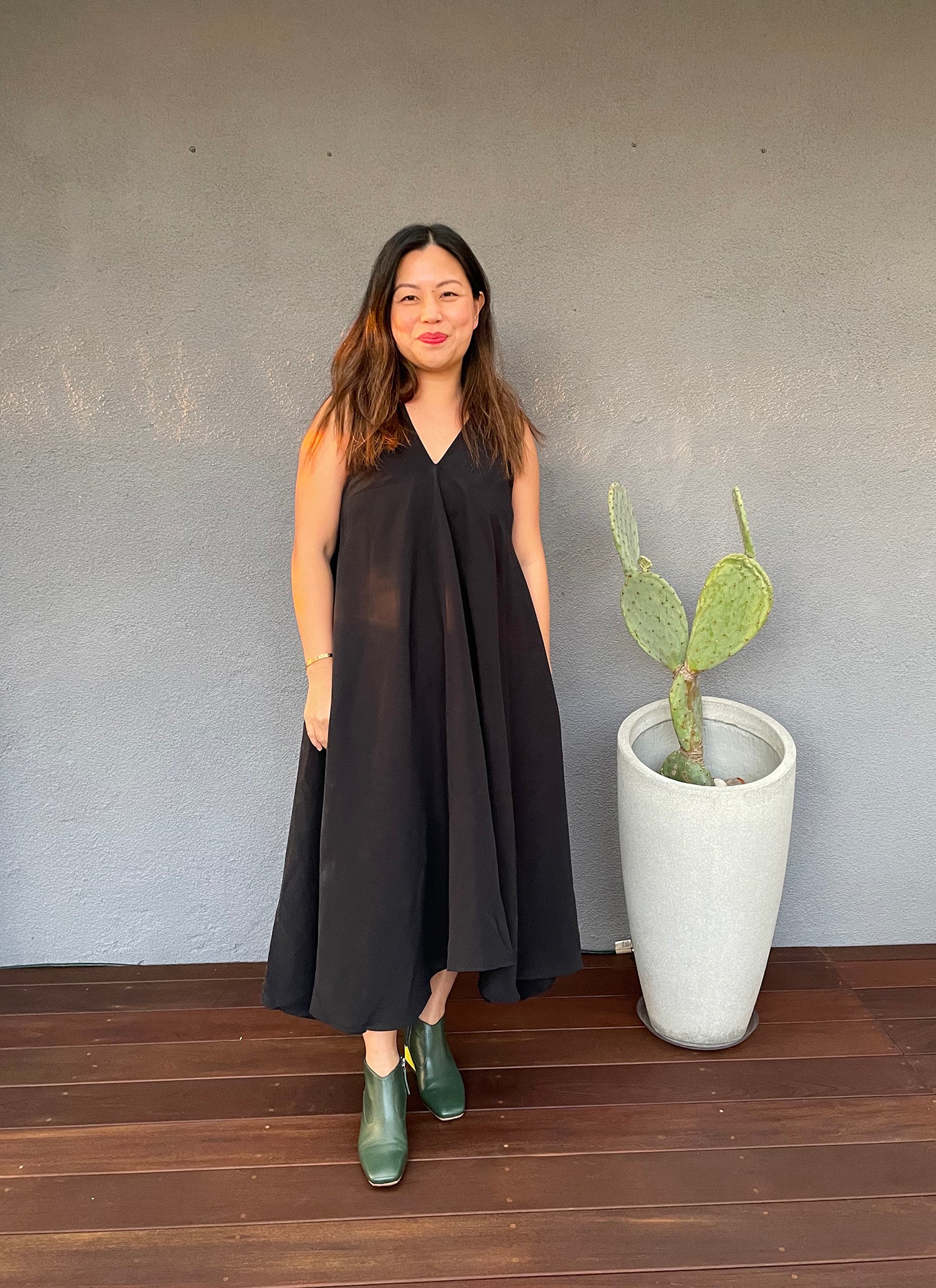KAAREM - Tide Sleeveless V-Neck Tent Dress