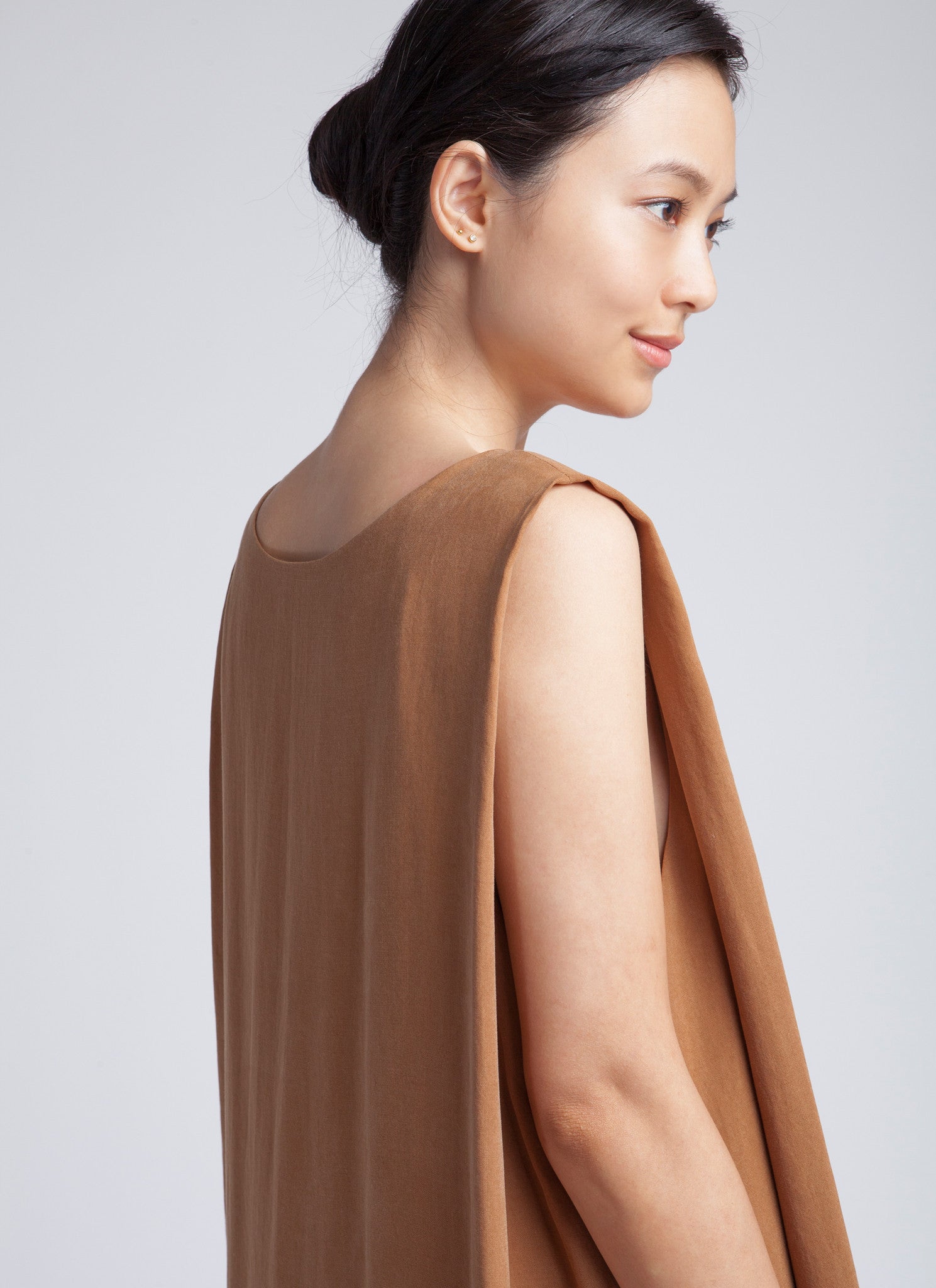 Clouds Side Pleated Dress
